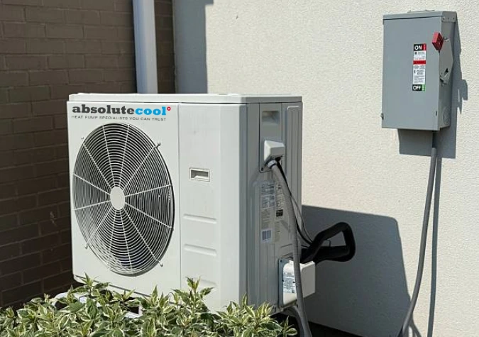 Residential heat pump installation
